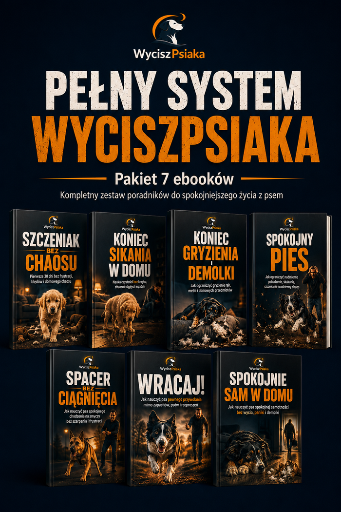 Pełny system WyciszPsiaka — pakiet 7 ebooków